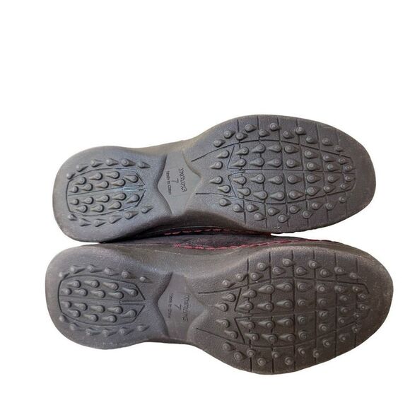 Muk Luks Mid Calf Fuzzy Boots Women's Size 7 Knit MukLuks Gwen Thinsulate Tall - Picture 4 of 5